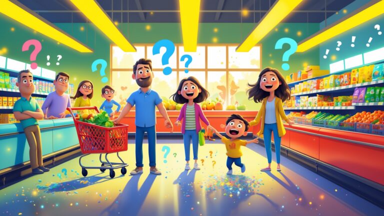 Lach Mal! - Das perfekte Pipi-Timing im Supermarkt (Background)