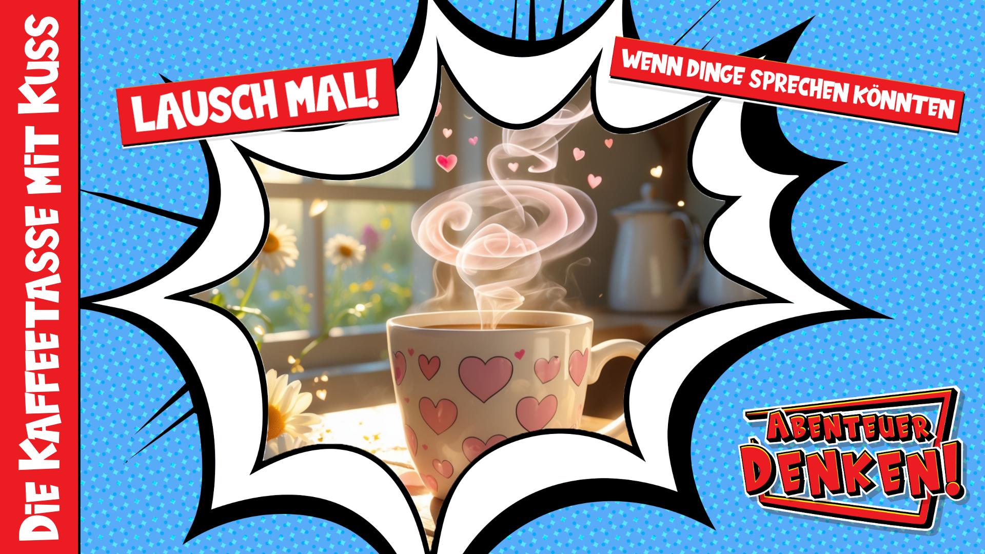 Lausch mal! - Die Kaffeetasse mit Kuss (Thumbnail)