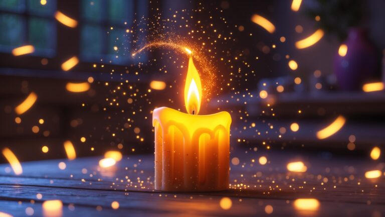 Lausch mal! - Die tanzende Kerzenflamme (Background)