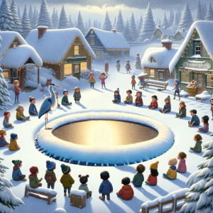 Träum mal - Der Fischreiher und das Wintertrampolin