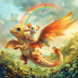 Träum mal - Flamme und der Regenbogen-Schatz