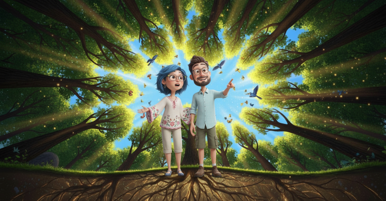 Denk Mal-Das Geheimnis der Baumkronen (Custom Background)