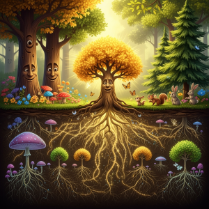 Denk Mal-Das geheimnisvolle Wald-Internet (Hintergrund)