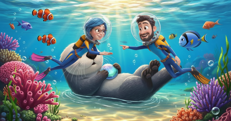 Denk Mal-Der Schatz des Otters (Custom Background)