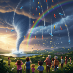 Denk Mal-Der rätselhafte Fischregen (Hintergrund)