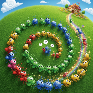 Denk Mal-Die Ameisen-Todesspirale (Hintergrund)