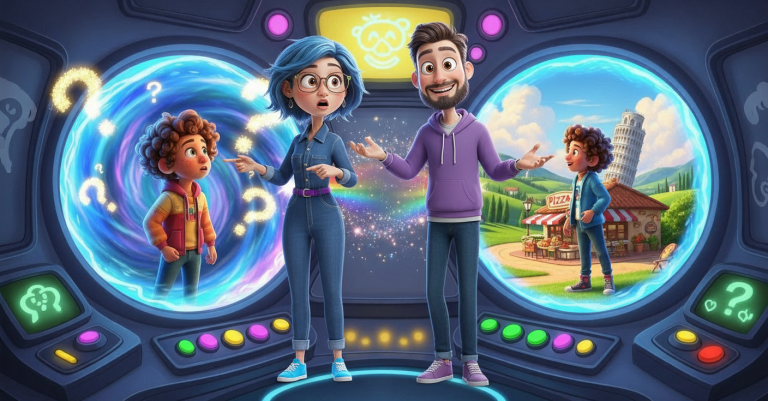 Denk Mal-Die große Teleporter-Frage (Custom Background)
