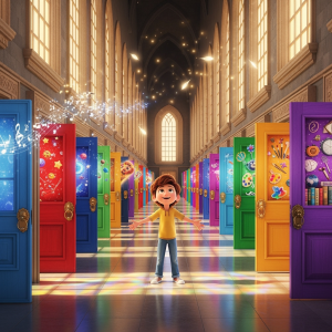 Denk Mal-Die magischen Zukunftstüren (Hintergrund)