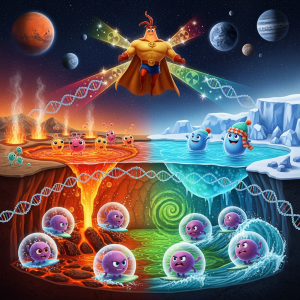 Denk Mal-Extreme Weltraum-Bakterien-Abenteuer (Hintergrund)