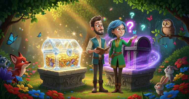 Denk Mal-Geheimnisvolle Glückskisten (Custom Background)