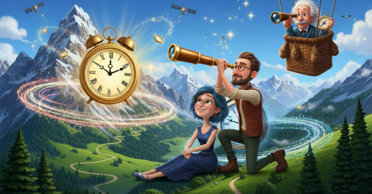 Denk Mal-Zeitreisen durch Schwerkraft (Custom Background)