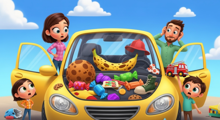 Lach Mal! - Das Auto wird zur Müllhalde (Background)