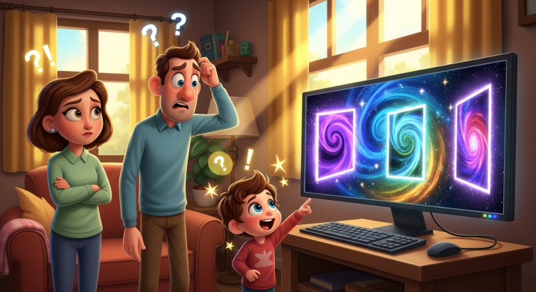 Lach Mal! - Der Familiencomputer ist ein Portal (Background)