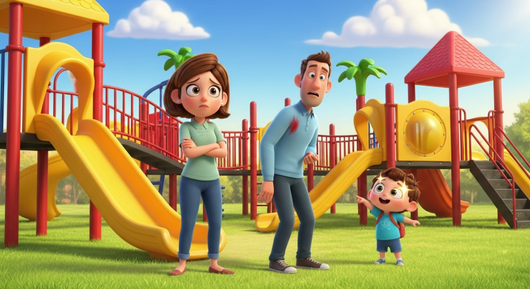 Lach Mal! - Spielplatz-Überlebensstrategien für Familien (Background)