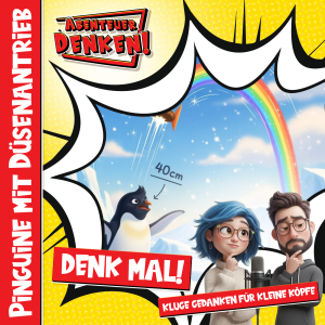 Denk Mal-Pinguine mit Düsenantrieb (Cover)