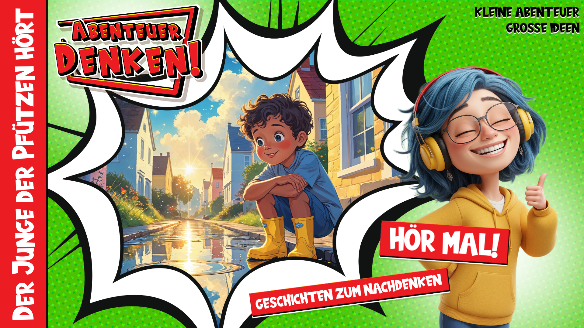 Hoer Mal-Der Junge der Pfützen hört (Thumbnail)