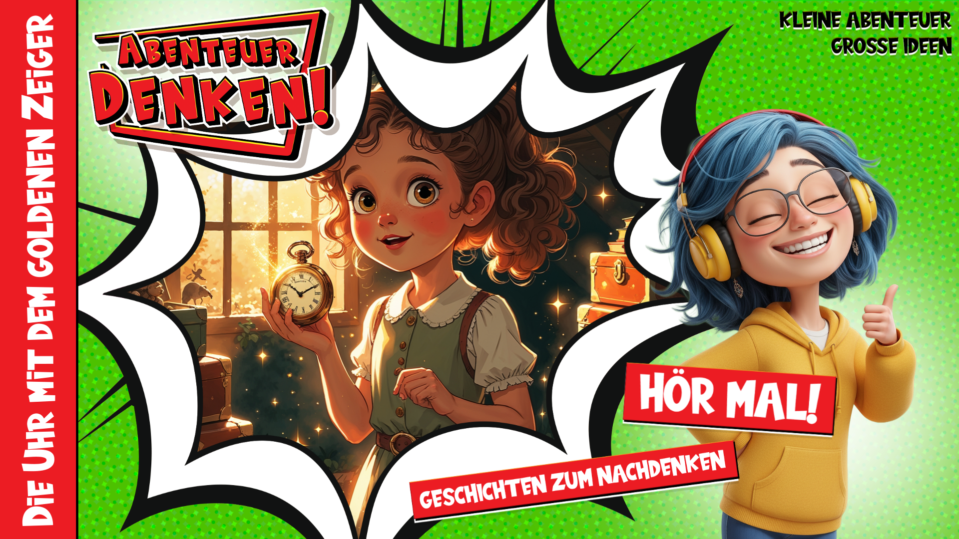 Hoer Mal-Die Uhr mit dem goldenen Zeiger (Thumbnail)