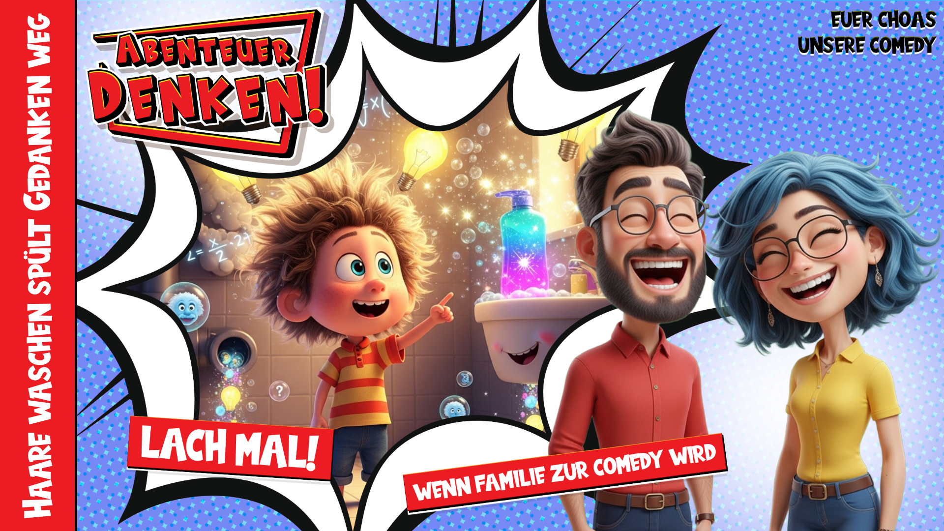Lach Mal-Haare waschen spült Gedanken weg (Thumbnail)