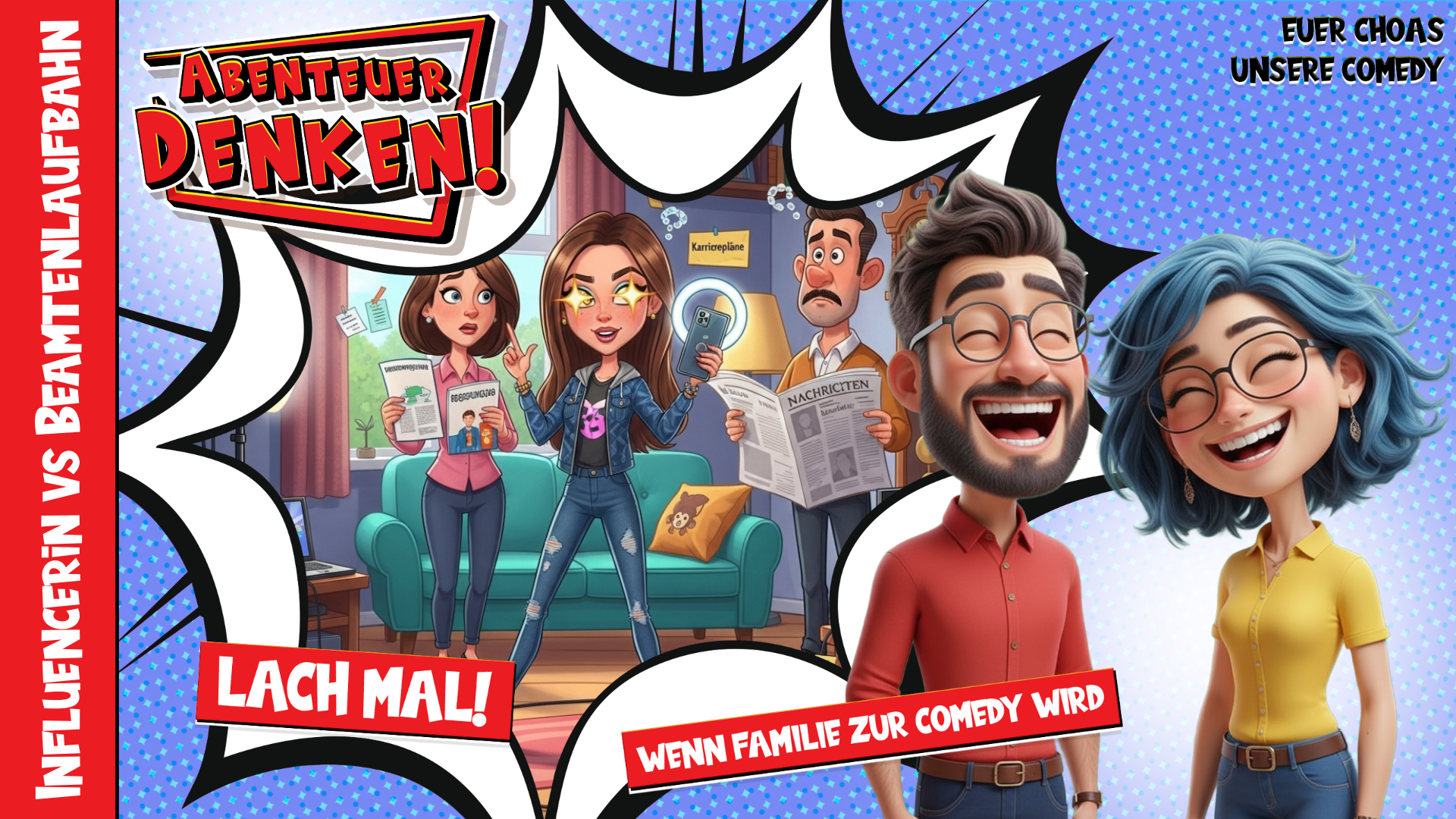 Lach Mal-Influencerin vs Beamtenlaufbahn (Thumbnail)