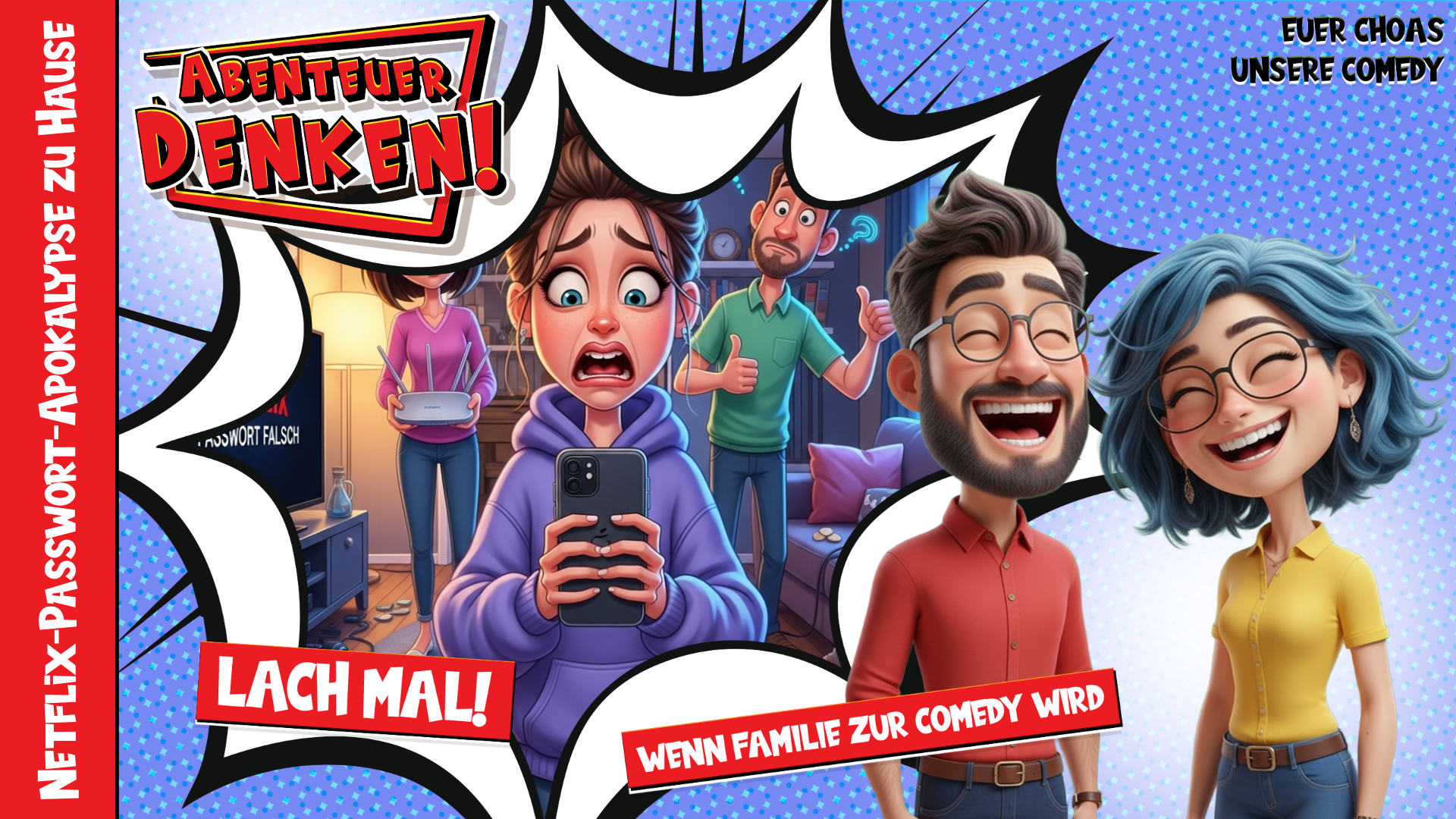 Lach Mal-Netflix-Passwort-Apokalypse zu Hause (Thumbnail)