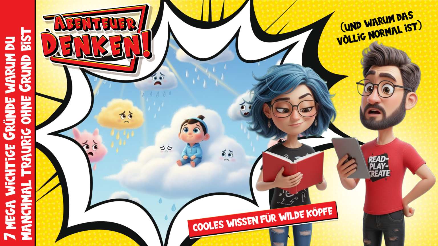 Lies Mal-Kinder-7 mega wichtige Gründe warum du manchmal traurig ohne Grund bist (und warum das völlig normal ist) (Thumbnail)