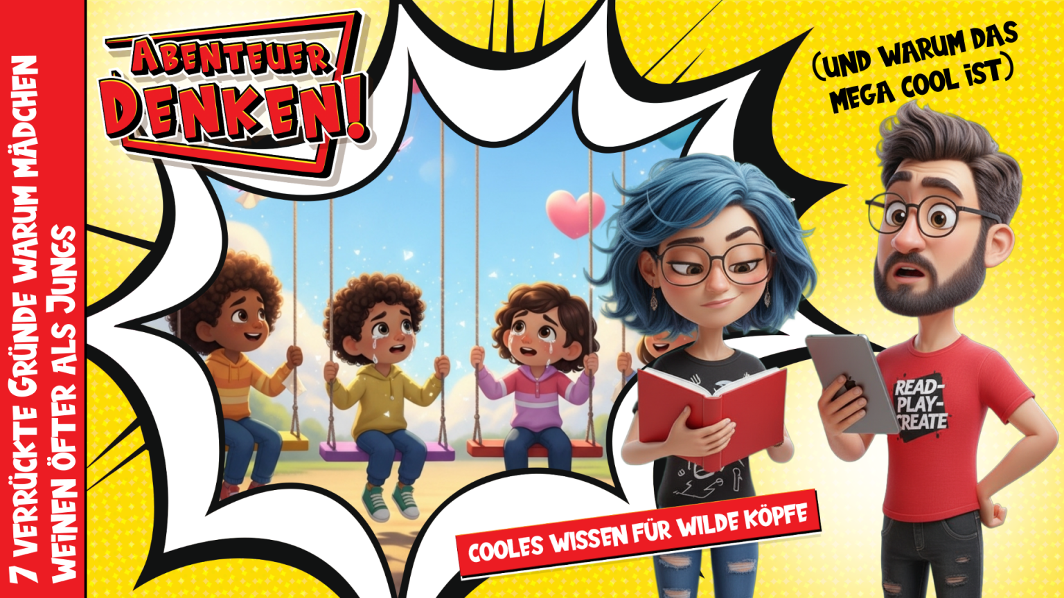 Lies Mal-Kinder-7 verrückte Gründe warum mädchen weinen öfter als Jungs (und warum das mega cool ist) (Thumbnail)