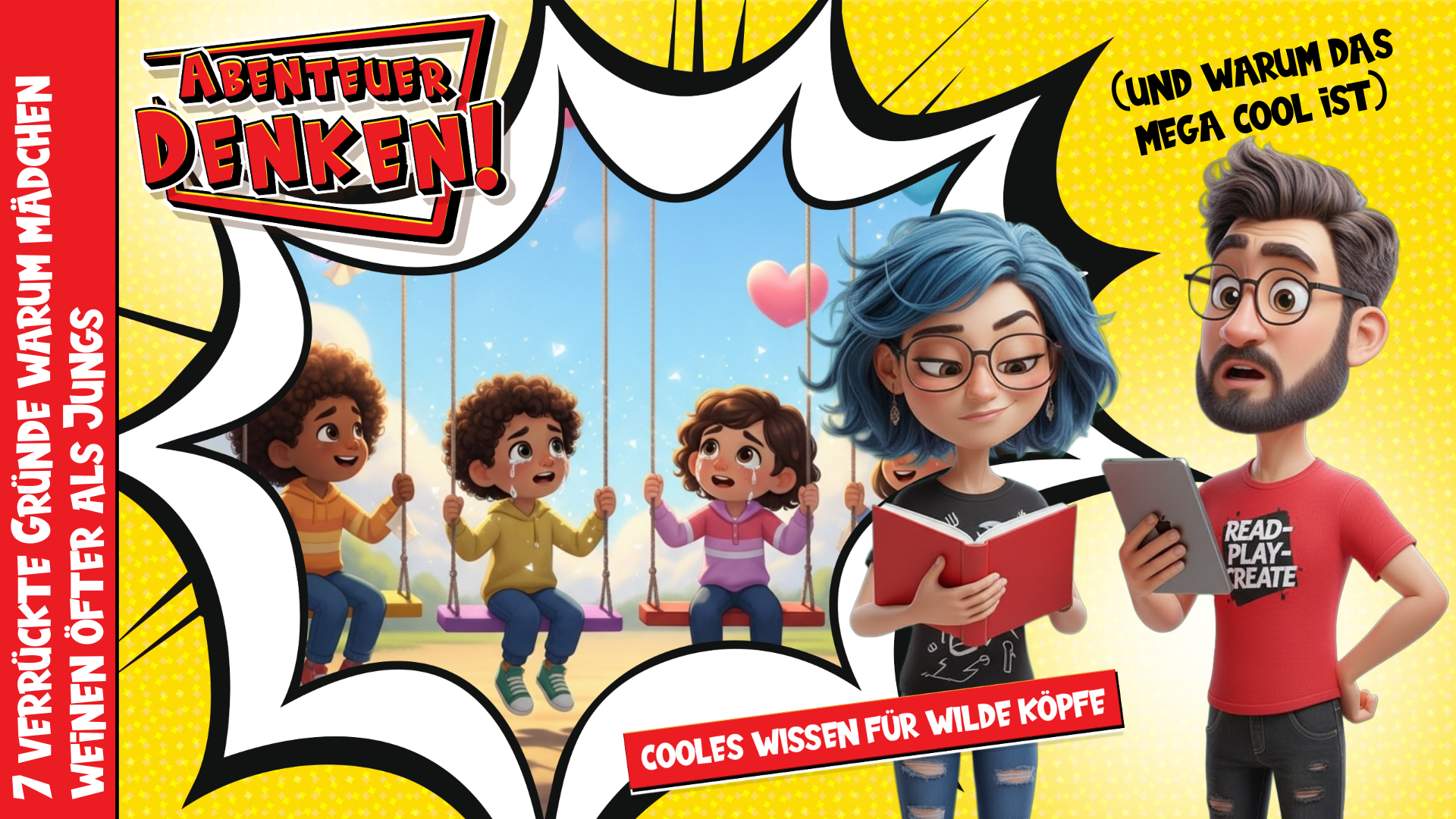 Lies Mal-Kinder-7 verrückte Gründe warum mädchen weinen öfter als Jungs (und warum das mega cool ist) (Thumbnail)