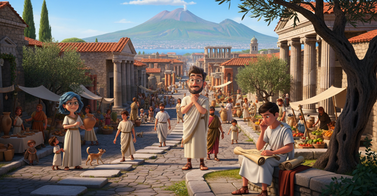 War Mal-Pompeji im Ascheregen (Custom Background)