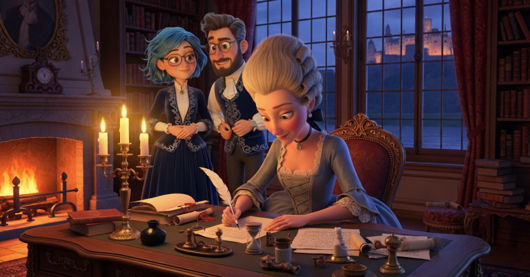 War Mal-Sophie von La Roche (Custom Background)