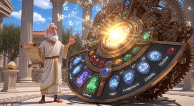Denk Mal-Die geheimnisvolle Wunschkind-Maschine (Background)